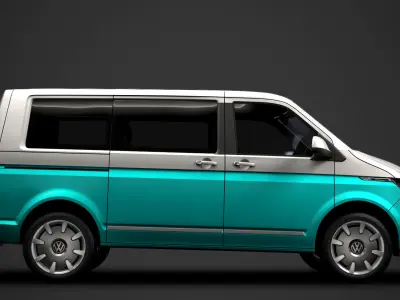 VW Multivan Bulli T6 1 2020 3D model
