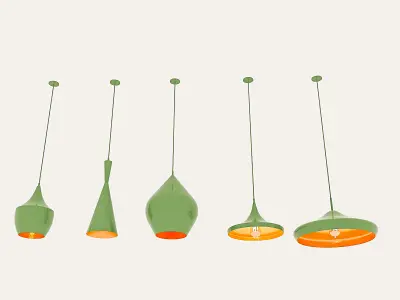 Loft Ceiling Lamp Collection 3D model