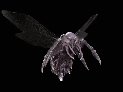 FlyingBug4 A1 Low-poly 3D model