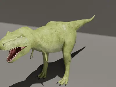 Tyrannosaurus rex Low-poly 3D model