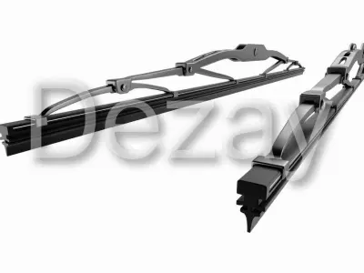 Wiper blade for car 3D model
