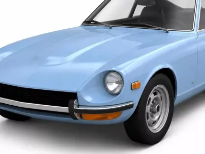 Classic Datsun 240Z Coupe 3D model