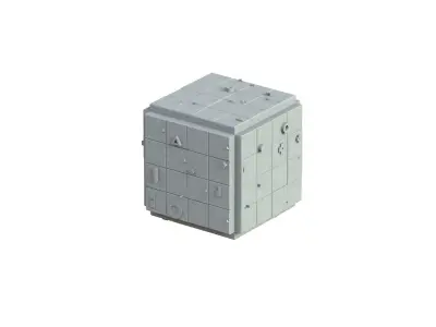 Sci Fi Object No 1822 Low Poly Low-poly 3D model