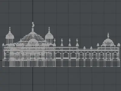 Middle Eastern Clubhouse 3D model