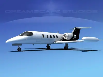 Gates Bombardier Learjet 35 V14 3D model