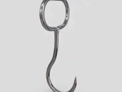 CC0 - Meat Hook 5 Free low-poly 3D model