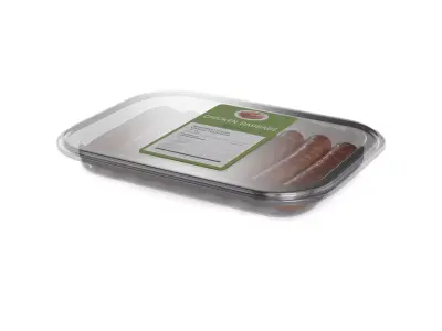 Deli sausages Chicken Sausages 3D model