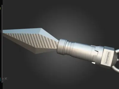 Explosive Kunai Low-poly 3D model