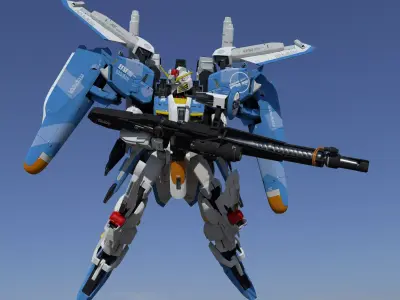 Ex-S Gundam 3D model