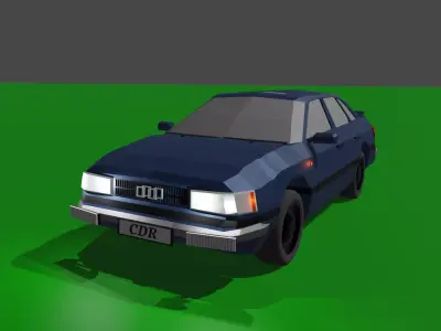 Audi 90 Free 3D model