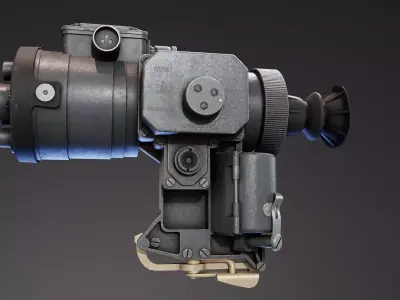 1PN51 Night Scope Low-poly 3D model