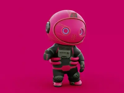 SPACE MAN-05 RIGGED 3D model