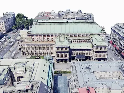 Vienna State Opera Low-poly 3D model