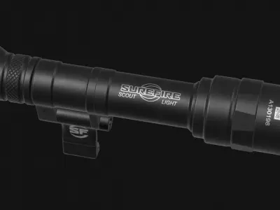 SureFire Scout Light Pro - Offset Weaponlight - Game Asset Low-poly 3D model