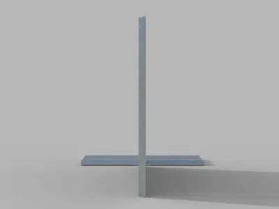 Corrugated galvanized sheets 1 Low-poly 3D model