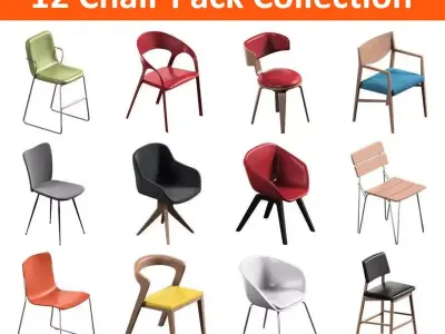 12 Chair Pack Collection 