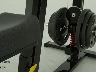 Gym Machine 02 3D model