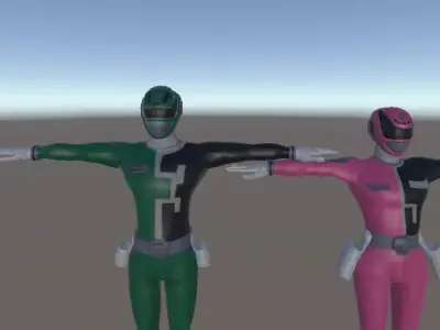 Power Rangers SPD 3D model