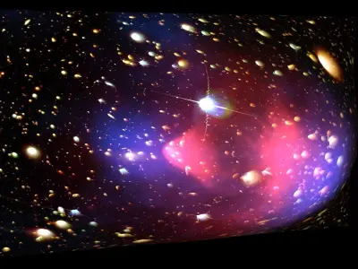 Bullet Cluster 3D model