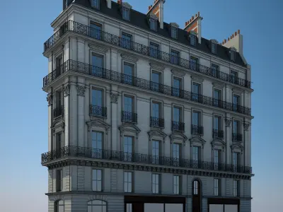 Old Building XV 3D model