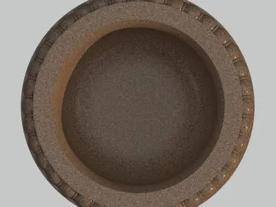 PLANT POT 01 Free 3D model