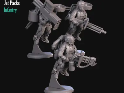 Jet Pack Heavy 3D print model