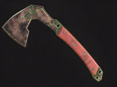 Instinct Tomahawk Axe Low-poly 3D model