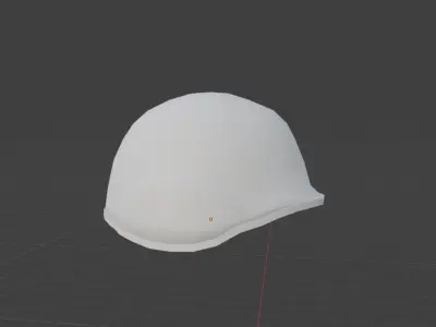 JSDF Type 88 helmet Low-poly 3D model