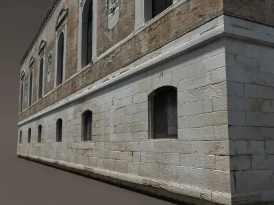 Venice Building 148 Low Poly Low-poly 3D model