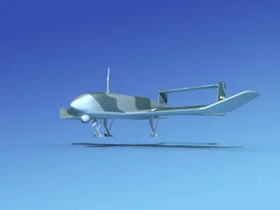 Mohajer 4 Drone V04 3D model
