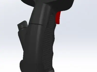 F-15E 3d printing stick for simulation with electronics parts 3D print model