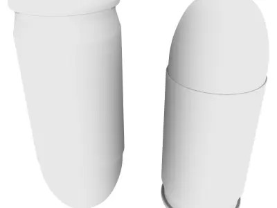 380 ACP Cartridge 3D model