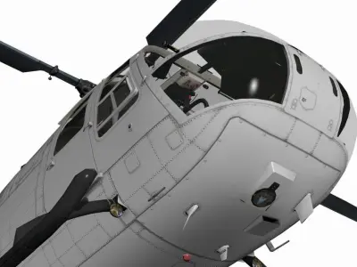 MBB BO-105 3D model