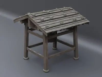 Japanese Bell Tower 3D model