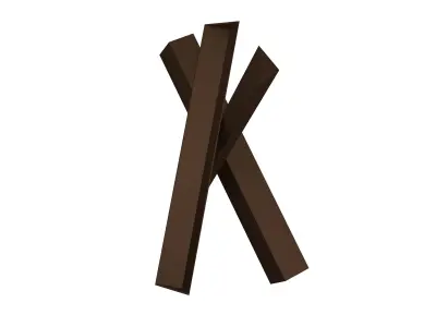 Anti-tank Obstacle v1 002 Low-poly 3D model