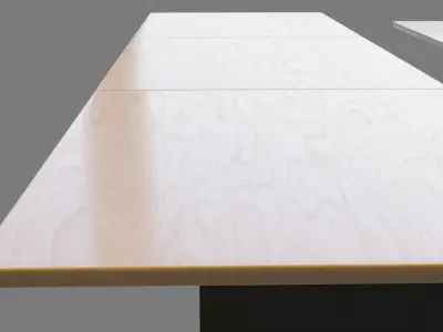 Boardroom Tables Low-Poly Free low-poly 3D model