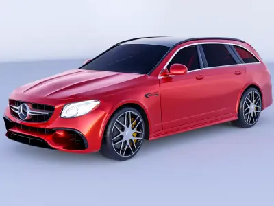 2018 Mercedes-AMG E63 S Wagon Free 3D model