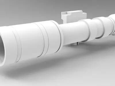 Arisaka 600 Scout Low-poly 3D model