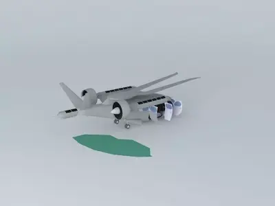 ARGO AIRCRAFTS A 900 Blade landed 3D model