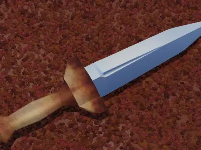 Khanja Indian Style  Blade  3D model