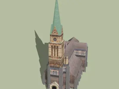 St Francis of Assisi Church Ferencvaros 3D model