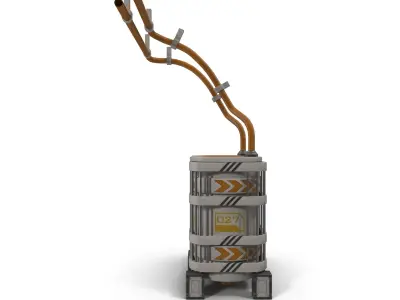 Sci fi Reservoir 3D model