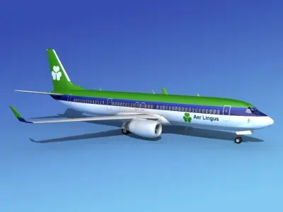 Boeing 737-800 Aer Lingus 3D model