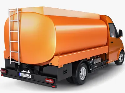 Generic Light Truck Tank M 1 3D model