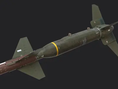 GBU-24B Paveway III BLU-109 3D model