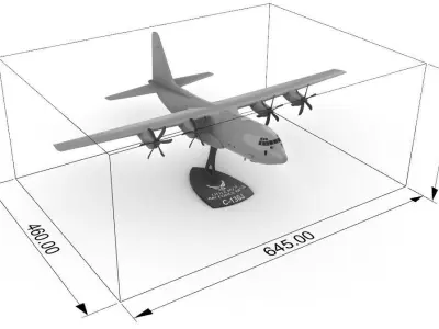 C-130J 3D print model