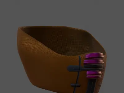 Gas mask helmet 3d model scifi Low-poly  Low-poly 3D model 536