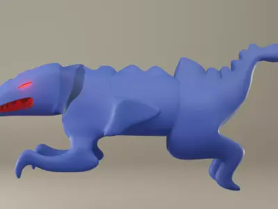 Blue Dragon 3D model