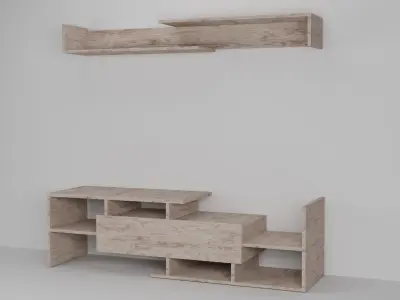 AlphaB2B STANDARTTVSONOMA Tv Unit Free low-poly 3D model
