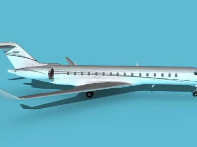 Bombardier Global 7000 V02 3D model